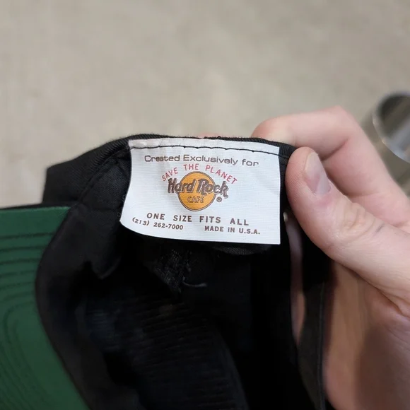 VTG Hard Rock Cafe Sydney Australia Hat Strap Back USA Made - Picture 3 of 3